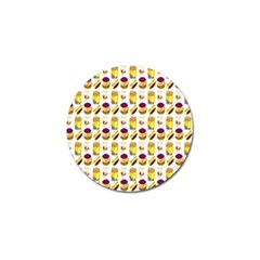 Hamburger And Fries Golf Ball Marker (4 Pack) by Simbadda