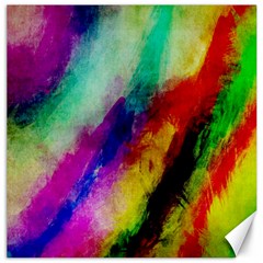 Colorful Abstract Paint Splats Background Canvas 16  X 16   by Simbadda