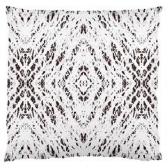 Pattern Monochrome Terrazzo Large Cushion Case (two Sides) by Simbadda