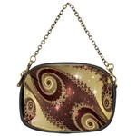 Space Fractal Abstraction Digital Computer Graphic Chain Purses (One Side)  Front