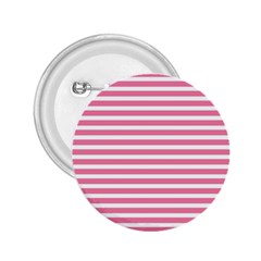 Horizontal Stripes Light Pink 2 25  Buttons by Mariart