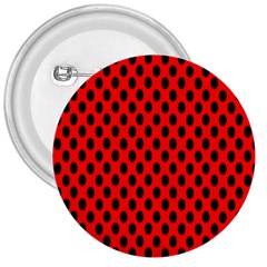 Polka Dot Black Red Hole Backgrounds 3  Buttons by Mariart