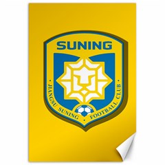 Jiangsu Suning F C  Canvas 20  X 30   by Valentinaart