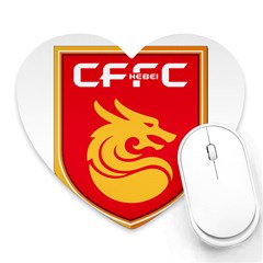 Hebei China Fortune F C  Heart Mousepads by Valentinaart