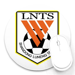 Shandong Luneng Taishan F C  Round Mousepads by Valentinaart