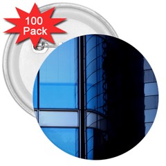 Modern Office Window Architecture Detail 3  Buttons (100 Pack)  by Simbadda