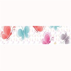 Butterfly Pattern Vector Art Wallpaper Large Bar Mats by Simbadda