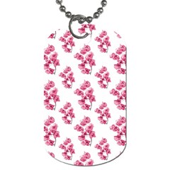 Santa Rita Flowers Pattern Dog Tag (one Side) by dflcprints