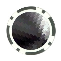 Abstract Pattern Moving Transverse Poker Chip Card Guard by Simbadda