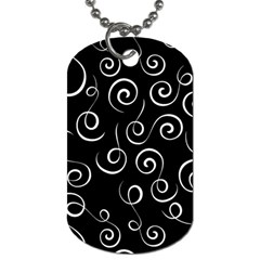 Pattern Dog Tag (one Side) by Valentinaart