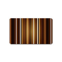 Brown Line Image Picture Magnet (name Card) by Mariart