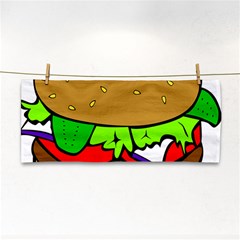 Fast Food Lunch Dinner Hamburger Cheese Vegetables Bread Cosmetic Storage Cases by Mariart