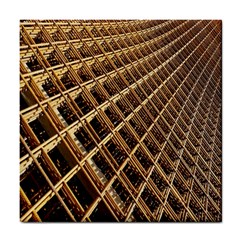 Construction Site Rusty Frames Making A Construction Site Abstract Tile Coasters by Nexatart