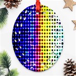 A Creative Colorful Background Ornament (Oval Filigree) Front