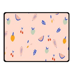 Papaya Apple Cherry Wine Fruit Pink Purple Fleece Blanket (small) by Mariart