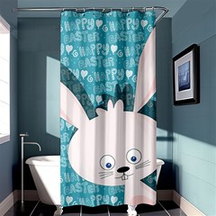 Easter Bunny  Shower Curtain 36  X 72  (stall)  by Valentinaart