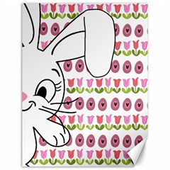 Easter Bunny  Canvas 12  X 16   by Valentinaart