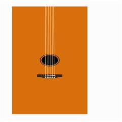 Minimalism Art Simple Guitar Large Garden Flag (two Sides) by Mariart