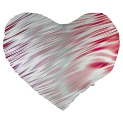 Fluorescent Flames Background With Special Light Effects Large 19  Premium Flano Heart Shape Cushions by Nexatart