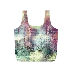 Frosty Pale Moon Full Print Recycle Bags (s)  by digitaldivadesigns