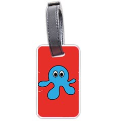 Creature Forms Funny Monster Comic Luggage Tags (one Side)  by Nexatart