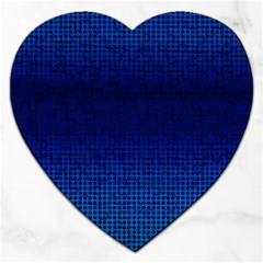 Blue Dot Jigsaw Puzzle (heart) by PhotoNOLA