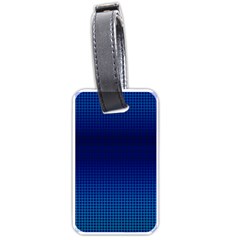 Blue Dot Luggage Tags (one Side)  by PhotoNOLA