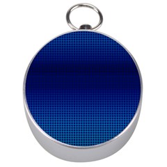 Blue Dot Silver Compasses by PhotoNOLA