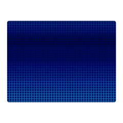 Blue Dot Double Sided Flano Blanket (mini)  by PhotoNOLA