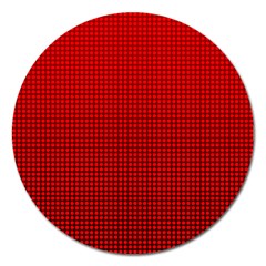 Redc Magnet 5  (round) by PhotoNOLA