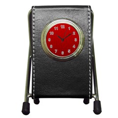 Redc Pen Holder Desk Clocks by PhotoNOLA