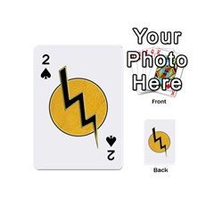 Lightning Bolt Playing Cards 54 (mini)  by linceazul