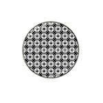 Geometric Modern Baroque Pattern Hat Clip Ball Marker (4 pack) Front