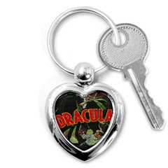 Dracula Key Chains (heart)  by Valentinaart