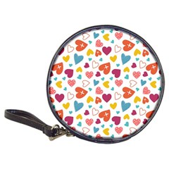 Colorful Bright Hearts Pattern Classic 20-cd Wallets by TastefulDesigns