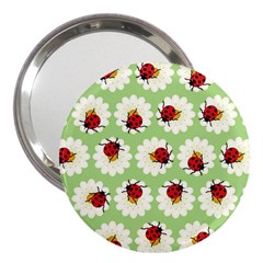 Ladybugs Pattern 3  Handbag Mirrors by linceazul