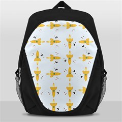 Spaceships Pattern Backpack Bag by linceazul