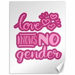 Love Knows No Gender Canvas 12  X 16   by Valentinaart