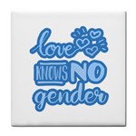 Love knows no gender Tile Coasters Front