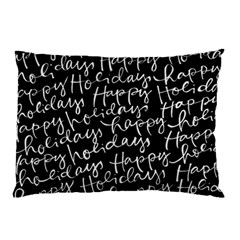 Happy Holidays Pillow Case by Mariart