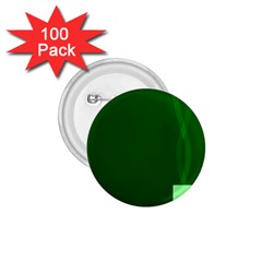 Mug Green Hot Tea Coffe 1 75  Buttons (100 Pack)  by Mariart