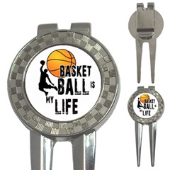 Basketball Is My Life 3-in-1 Golf Divots by Valentinaart