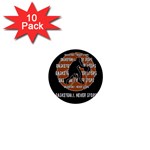 Basketball never stops 1  Mini Buttons (10 pack)  Front