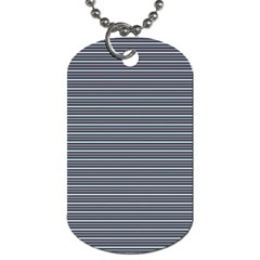 Decorative Lines Pattern Dog Tag (one Side) by Valentinaart