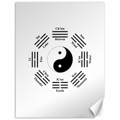 I Ching  Canvas 12  X 16   by Valentinaart