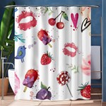 Hand Painted Summer Background  Shower Curtain 60  x 72  (Medium)  60 x72  Curtain