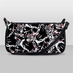 Skull Pattern Shoulder Clutch Bags by ValentinaDesign