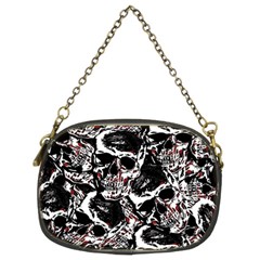 Skull Pattern Chain Purses (two Sides)  by ValentinaDesign