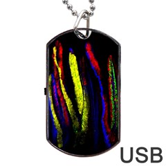 Multicolor Lineage Tracing Confetti Elegantly Illustrates Strength Combining Molecular Genetics Micr Dog Tag Usb Flash (two Sides) by Mariart