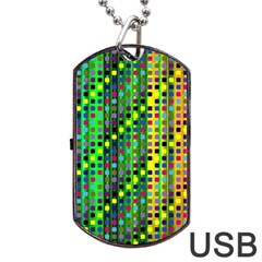 Patterns For Wallpaper Dog Tag Usb Flash (two Sides) by Nexatart